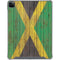 Jamaican Flag Dark Wood iPad Cases